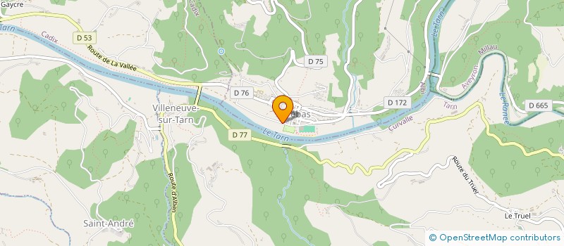 localisation de l'entreprise SCI TARTANE  TREBAS