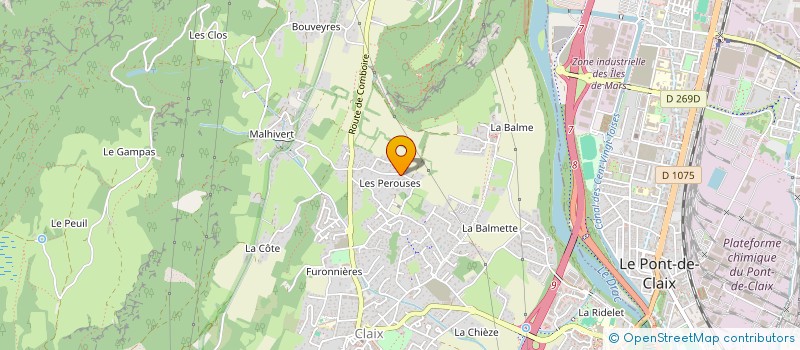 localisation de l'entreprise SCI TARTARI  CLAIX