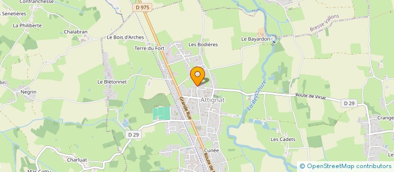 localisation de l'entreprise SCI TARTARIN DEUX  ATTIGNAT