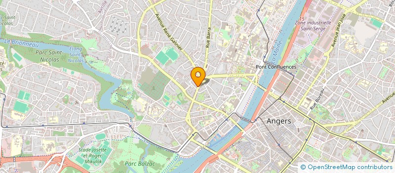 localisation de l'entreprise SCI TARTARIN-VANIER à ANGERS