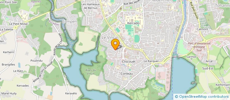 localisation de l'entreprise SCI TARTAS 11 à VANNES