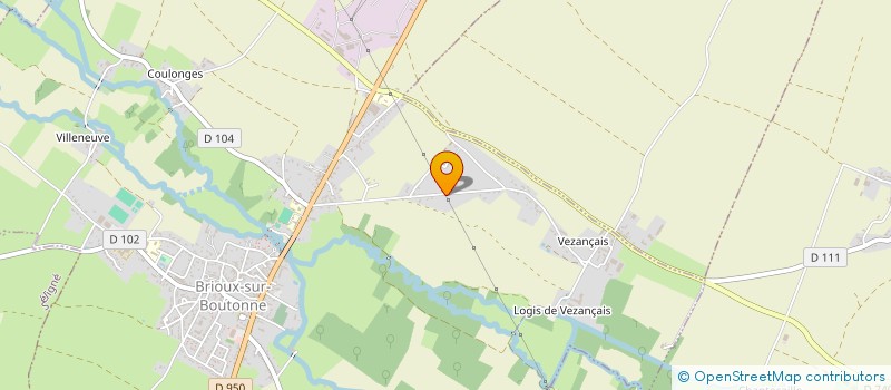 localisation de l'entreprise SCI TARTIFUME  BRIOUX-SUR-BOUTONNE