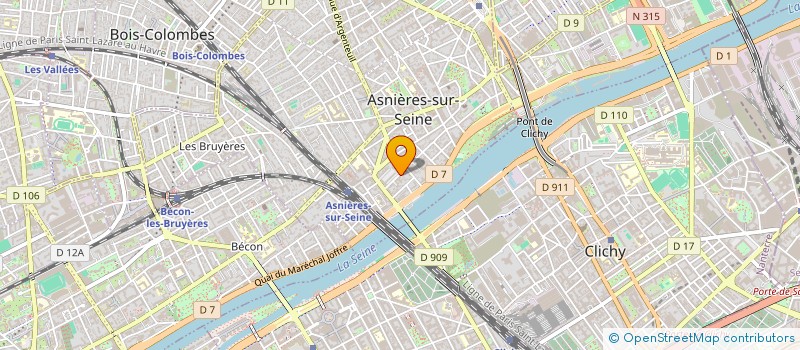 localisation de l'entreprise SCI TARTINE à ASNIERES-SUR-SEINE
