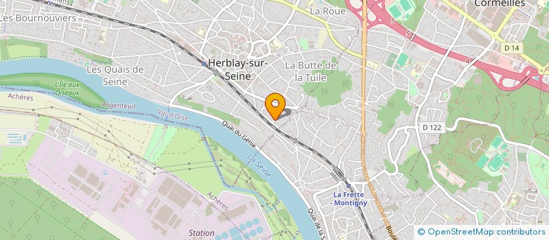 localisation de l'entreprise SCI TARTROGON  HERBLAY-SUR-SEINE