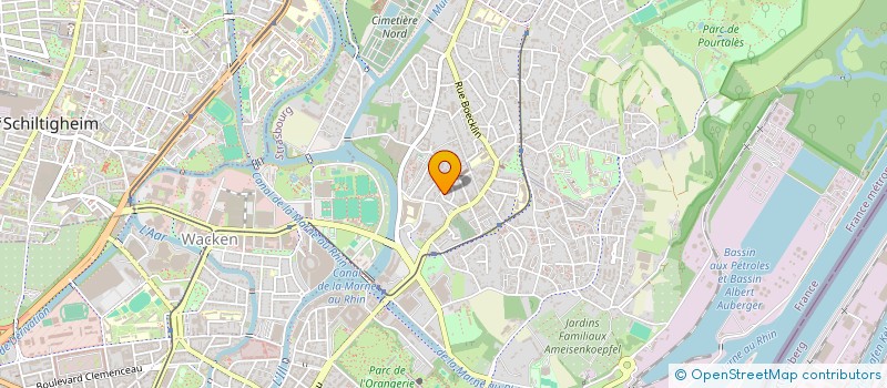 localisation de l'entreprise SCI TARUSSA  STRASBOURG