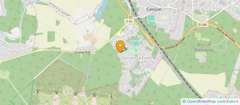 localisation de l'entreprise SCI TARVAL  SEINE-PORT