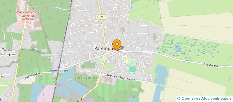 localisation de l'entreprise SCI TARVAL  PAREMPUYRE