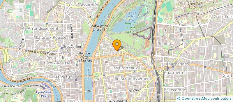 localisation de l'entreprise SCI TARZE  LYON