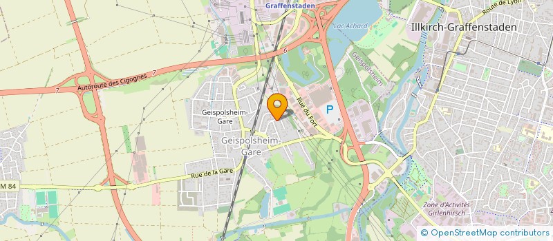 localisation de l'entreprise SCI TAS  GEISPOLSHEIM