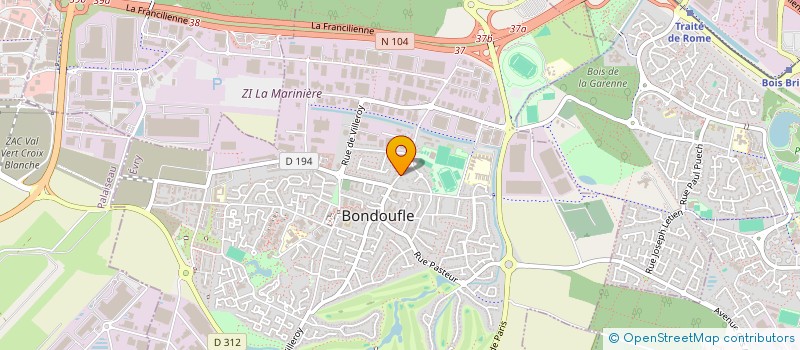 localisation de l'entreprise SCI TAS IMMO à BONDOUFLE