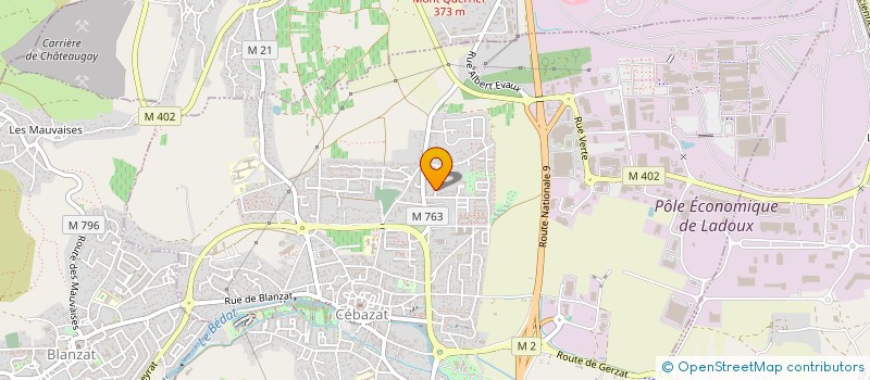 localisation de l'entreprise SCI TAS IMMOBILIER  CEBAZAT