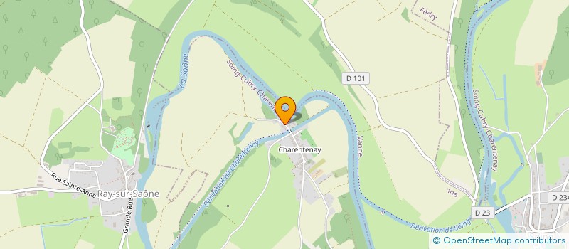 localisation de l'entreprise SCI TASADA  SOING-CUBRY-CHARENTENAY