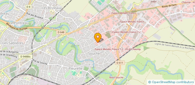 localisation de l'entreprise SCI TASCA à NIORT