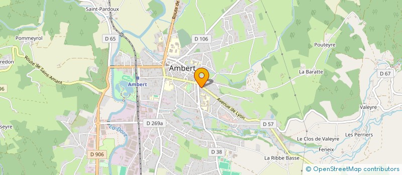 localisation de l'entreprise SCI TASDEMIR  AMBERT