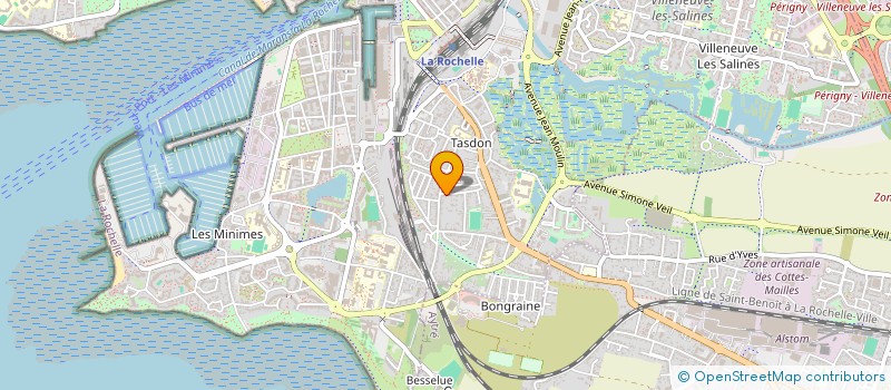 localisation de l'entreprise SCI TASDON  LA ROCHELLE