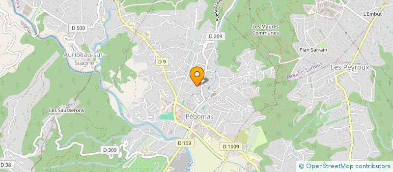 localisation de l'entreprise SCI TASEAK  PEGOMAS