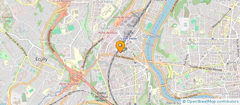 localisation de l'entreprise SCI TASN  LYON