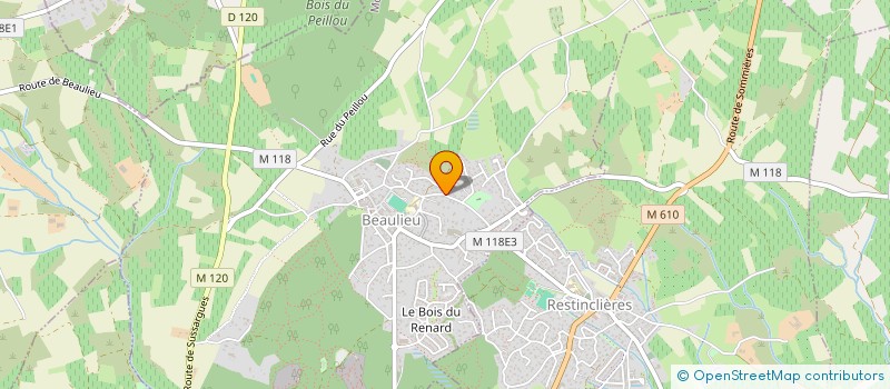 localisation de l'entreprise SCI TASSARA à BEAULIEU