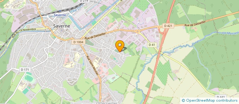 localisation de l'entreprise SCI TASSERA  SAVERNE