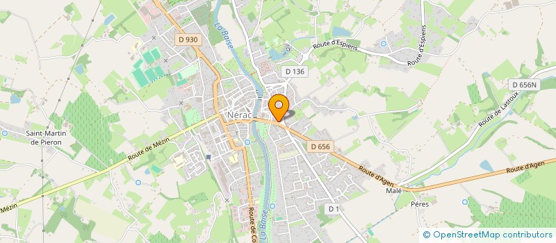 localisation de l'entreprise SCI TASSIGNY  NERAC