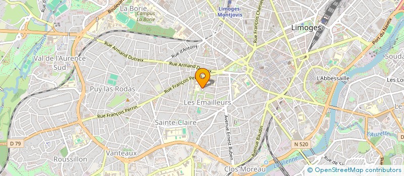 localisation de l'entreprise SCI TASSIGNY à LIMOGES
