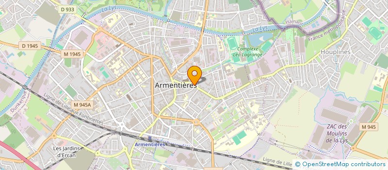 localisation de l'entreprise SCI TASSIGNY  ARMENTIERES