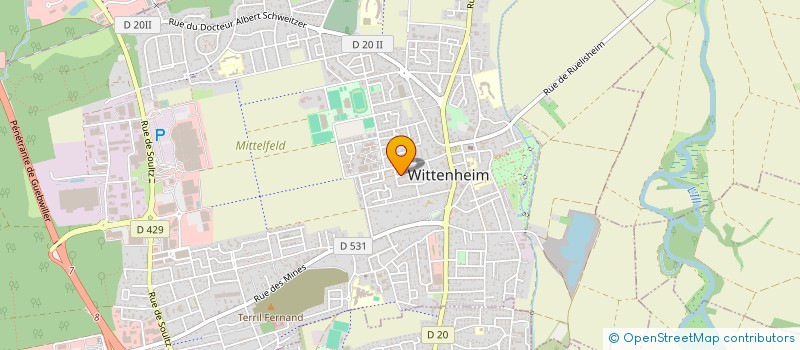 localisation de l'entreprise SCI TASSIGNY WITTENHEIM  RIXHEIM