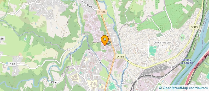 localisation de l'entreprise SCI TASSIN D'OR  GRIGNY