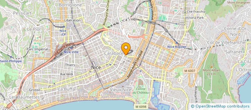 localisation de l'entreprise SCI TASSINCA à NICE