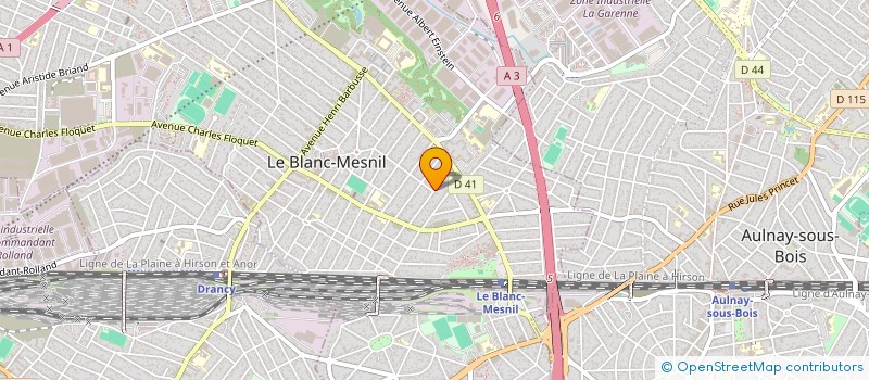 localisation de l'entreprise SCI TAST à LE BLANC-MESNIL