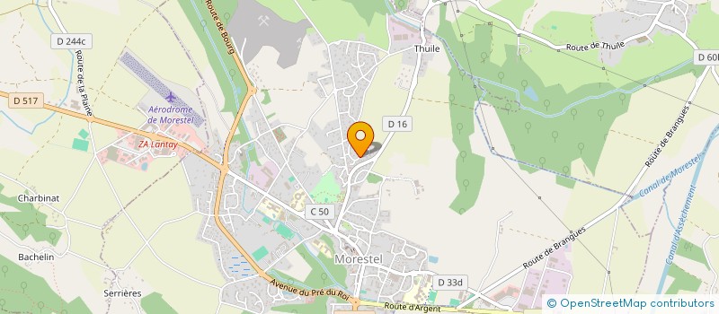 localisation de l'entreprise SCI TASTEKIN  MORESTEL