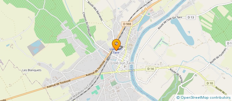 localisation de l'entreprise SCI TASTEPAPILLES-ALBI à LISLE-SUR-TARN