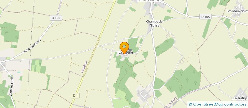 localisation de l'entreprise SCI TATA  SAINT-GAUDENT