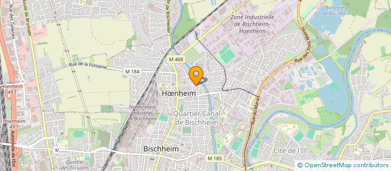 localisation de l'entreprise SCI TATCH  HNHEIM