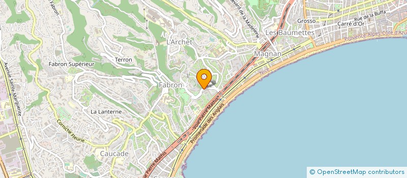 localisation de l'entreprise SCI TATE à NICE