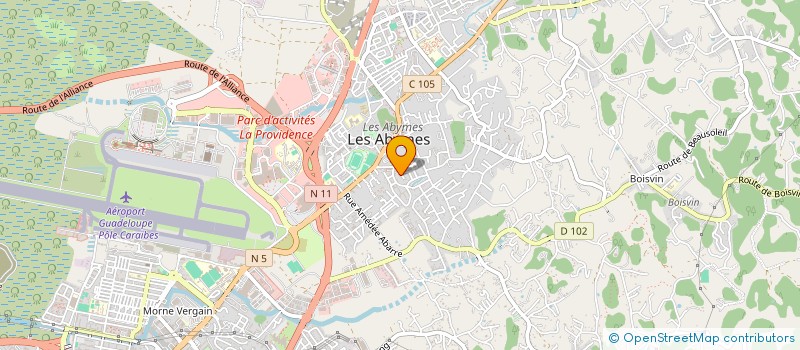 localisation de l'entreprise SCI TATHO  LES ABYMES