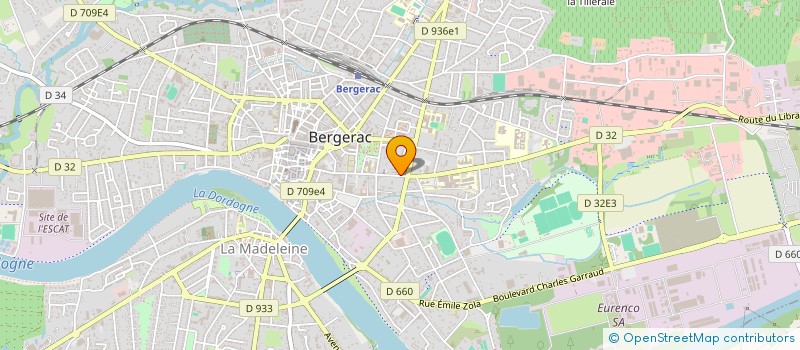 localisation de l'entreprise SCI TATIANA à BERGERAC