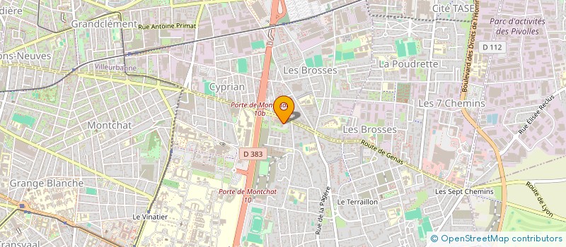 localisation de l'entreprise SCI TATIANA  BRON