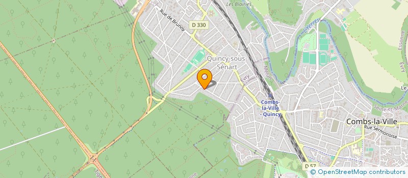 localisation de l'entreprise SCI TATIANA HOUSE  QUINCY-SOUS-SENART