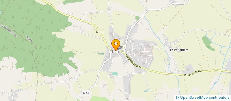 localisation de l'entreprise SCI TATIE  THURE