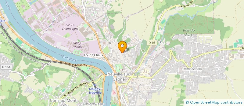 localisation de l'entreprise SCI TATIE J.P.C  NEUVILLE-SUR-SAONE