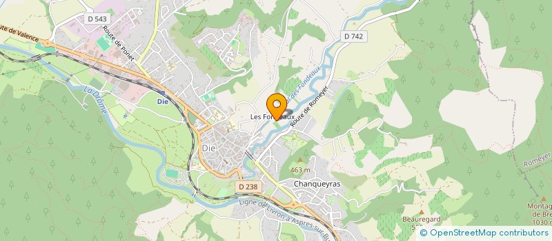 localisation de l'entreprise SCI TATIN-MERCIER à DIE