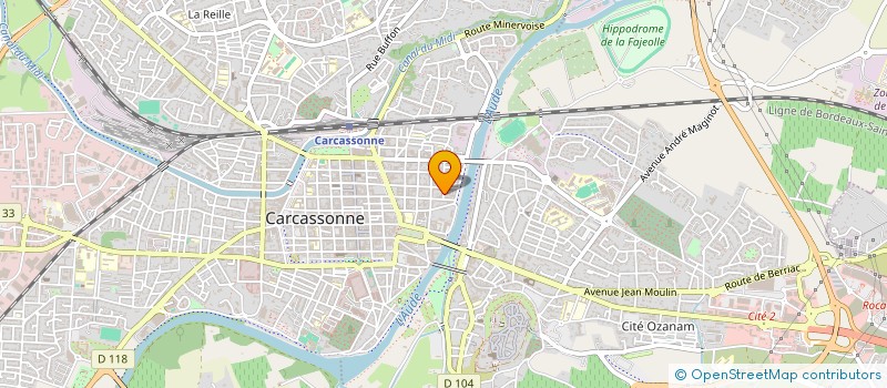 localisation de l'entreprise SCI TATOOINE  CARCASSONNE