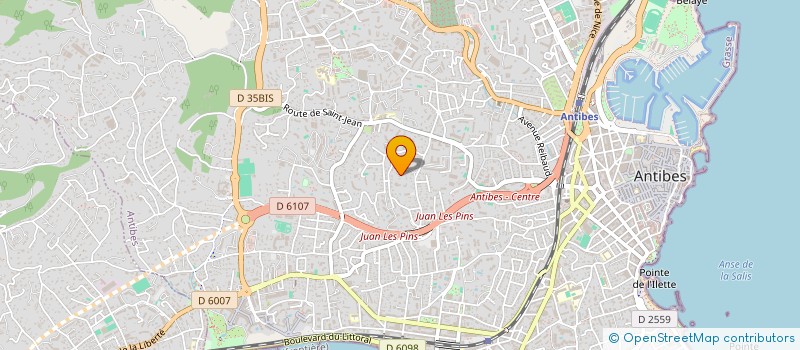 localisation de l'entreprise SCI TATOU à ANTIBES