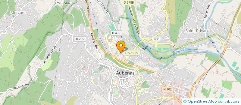 localisation de l'entreprise SCI TATOUNIERE à AUBENAS