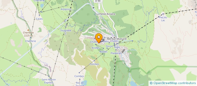 localisation de l'entreprise SCI TATTYSUE à LES ALLUES