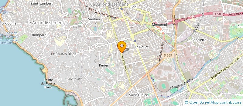 localisation de l'entreprise SCI TAUBA à MARSEILLE