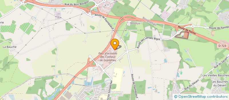 localisation de l'entreprise SCI TAUBAN & CIE  BOUAYE