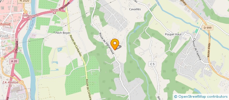 localisation de l'entreprise SCI TAULIER FIELDES  MONTAUBAN