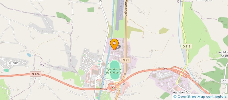 localisation de l'entreprise SCI TAUPIAC  AUCH